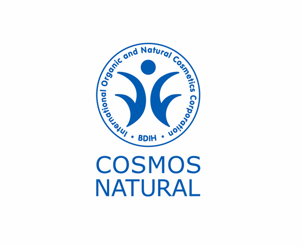 Cosmos Natural Siegel für zertifizierte Naturkosmetik von Afrolocke