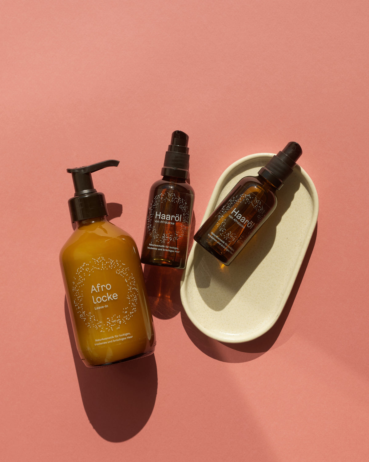 Curl Glow: 1x Leave-In, 2x Hair Oil